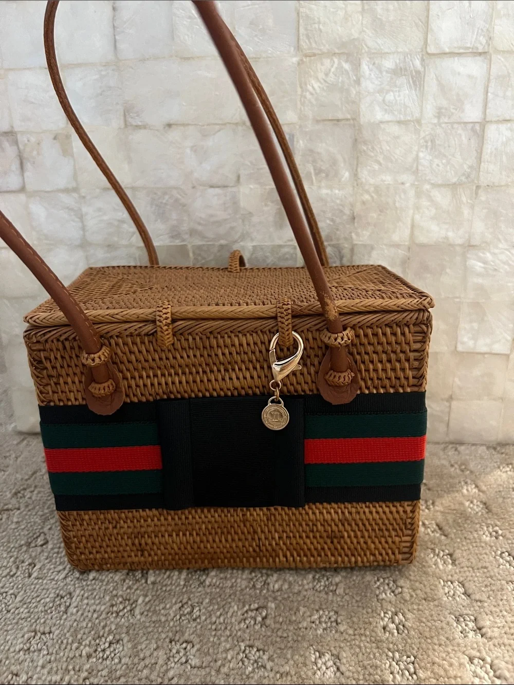 Lisi Lerch ❤️Custom Wicker Bow Bag - Picture 4 of 6